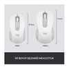 Logitech 910-006238 M650 L Signature Kablosuz Beyaz El Tam Boyutlu Mouse
