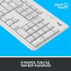 LOGITECH MK295 Kablosuz Q Trk Sessiz Beyaz Multimedya Klavye - Mouse Set 920-010089