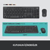 LOGITECH MK295 Kablosuz Q Trk Sessiz Siyah Multimedya Klavye - Mouse Set 920-009804