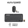 LOGITECH Pebble 2 Bluetooth Grafit Multi-Device Klavye - Mouse Set 920-012245
