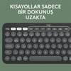 LOGITECH Pebble 2 Bluetooth Grafit Multi-Device Klavye - Mouse Set 920-012245
