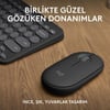 LOGITECH Pebble 2 Bluetooth Grafit Multi-Device Klavye - Mouse Set 920-012245