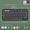 LOGITECH Pebble 2 Bluetooth Grafit Multi-Device Klavye - Mouse Set 920-012245