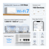 MERCUSYS HALO H25BE-3p WIFI7 BE3600 Çift Bant Mesh Router 3-lü set