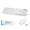 Nodar Km8519 Kablolu Klavye ve Mouse Set Q Beyaz