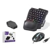 NODAR ND762 Mobil Oyun Klavye Mouse Dönüştürücü Seti RGB Siyah
