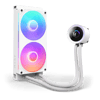 NZXT 240MM LCD KRAKEN RL-KR240-W2 ARGB AM5-1851p Sıvı Soğutmalı İşlemci Fanı Beyaz
