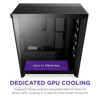 NZXT H7 FLOW 2024 CM-H72FB-R1 RGB Gaming EATX PC Kasası