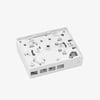ODS 1 PORT SURFACE Fiber Optik Duvar Tipi Keystone Jak Kutusu Beyaz 13SFP1PWT
