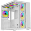 POWER BOOST PB-SS02W 7x ARGB FAN ATX SEA VIEW USB3.0 BEYAZ KASA
