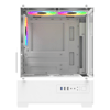 POWERBOOST 500W PB-M5001W 3-Rainbow Fanlı Gaming Micro-Tower PC Kasası Beyaz