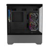 POWERBOOST 750W 80+ BRONZE PB-J9031B 3-ARGB Fanlı Gaming Mid-Tower PC Kasası