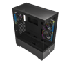 POWERBOOST 750W 80+ BRONZE PB-J9031B 3-ARGB Fanlı Gaming Mid-Tower PC Kasası