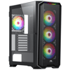 POWERBOOST 850w 80+ Bronze PB-P3720B 4-ARGB Fanlı EATX PC Kasası