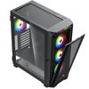 POWERBOOST 850w 80+ Bronze PB-P3720B 4-ARGB Fanlı EATX PC Kasası