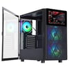 POWERBOOST PB-P4367BB LCD Mesh Panel Gaming Mid-Tower PC Kasası