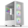 POWERBOOST X-12W 4-ARGB Fanlı Gaming Mid-Tower PC Kasası Beyaz