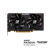 PowerColor AXRX-6600-8GBD6-3DH, Fighter, AMD Radeon RX 6600, 8Gb, GDDR6,128Bit, 1xHDMI, 3xDP, GAMING Ekran Kartı
