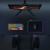 Rampage MP-23, BLITZ M RGB, 252x328x3mm, RGB Led, Gaming, MOUSE PAD (Siyah)