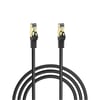 S-link MM-CAT710 10m Siyah S-FTP CCA CAT7 Gold Uçlu Ağ Bağlantı Kablosu