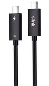 S-link SL-TC401 Thunderbolt 4.0 1m 8k 60Hz PD100W TypeC to TypeC 40Gbps Hızlı Data Kablosu