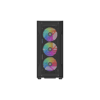 SAMA S40BK Black, H700BK 700W, 80 PLUS, Tempered Glass Panel, Mesh Ön Panel, Type-C, 4x120mm ARGB Fan, ATX, GAMING KASA