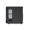SAMA S40BK Black, H700BK 700W, 80 PLUS, Tempered Glass Panel, Mesh Ön Panel, Type-C, 4x120mm ARGB Fan, ATX, GAMING KASA