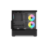 SAMA V40BK Black, B750BK 750W, 80+ Bronze, PCIE 5.1, ATX3.1, Tempered Glass Panel, Panoramic Tasarım, Type-C, 6x120mm ARGB Fan, ATX, GAMING KASA