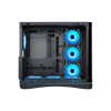 SAMA V62BK Black, B850BK 850W, 80+ Bronze, PCIE 5.1, ATX3.1, Tempered Glass Panel, Panoramic Tasarım, Type-C, 7x120mm ARGB INFINITY Fan, ATX, GAMING KASA