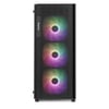 SEGOTEP Axe 5 650W 80+ 4x RAINBOW FIXED LED FAN MIDI TOWER 1xUSB 3.0 / 2xUSB 2.0 SİYAH GAMING KASA