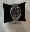 Swiss Plus Man Watch Basic Seri Model-1 ST3533AGS Black-Silver