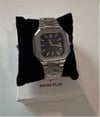 Swiss Plus Man Watch Premium Seri Model-5 RS23146 Blue-Silver