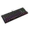 T-DAGGER I-500R, LIGHT CRUISERC , USB Kablolu, Türkçe Q, Rainbow Backlight, Blue Mekanik Switch, 87 Tuşlu, Gaming Klavye