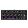 T-DAGGER I-500R, LIGHT CRUISERC , USB Kablolu, Türkçe Q, Rainbow Backlight, Blue Mekanik Switch, 87 Tuşlu, Gaming Klavye