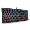 T-DAGGER T-TGK311-RD, BALI, USB Kablolu, Türkçe Q,  Rainbow Backlight, Red Mekanik Switch, 87 Tuşlu, Gaming Klavye