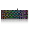 T-DAGGER T-TGK315-RD, BORA, USB Kablolu, Türkçe Q, RGB Backlight, Red Mekanik Switch, 87 Tuşlu, Gaming Klavye