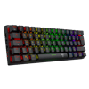 T-DAGGER T-TGK317RGB, VERDE, USB Kablolu, Bluetooth, Türkçe Q, RGB Backlight, Red Mekanik Switch, 61 Tuşlu, Gaming Klavye
