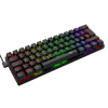 T-DAGGER T-TGK317RGB, VERDE, USB Kablolu, Bluetooth, Türkçe Q, RGB Backlight, Red Mekanik Switch, 61 Tuşlu, Gaming Klavye