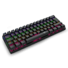 T-DAGGER T-TGK321-LIT, ARENA LITE, USB Kablolu, Türkçe Q, Rainbow Backlight, Red Mekanik Switch, 61 Tuşlu, Gaming Klavye (Siyah)