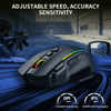 T-DAGGER TM330, Roadmaster Wireless, Programlanabilir RGB Backlight, 8 Buton, USB Kablolu, WiFi 2.4Ghz, Bluetooth, 16.00DPI, Gaming Mouse