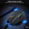 T-DAGGER TM330, Roadmaster Wireless, Programlanabilir RGB Backlight, 8 Buton, USB Kablolu, WiFi 2.4Ghz, Bluetooth, 16.00DPI, Gaming Mouse