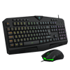 T-DAGGER TS010, 2 IN 1 COMBO, USB Kablolu, Türkçe Q, RGB Backlight, Membran Tuşlar, Multimedya Gaming Klavye ve  7.200DPI, Kablolu Mouse Set