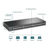 TP-LINK 48port 4-SFP 10GbE  / Gigabit Yönetilebilir Switch TL-SG3452X