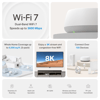 TP-LINK DECO BE22-3P WIFI7 BE3600 Mesh Router 3'lü paket 600 m²’ye kadar kapsama