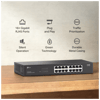 TP-LINK LS1016G, Green Tech, 16 Port GigaBit, Yönetilemez, Metal Kasa, Masaüstü Switch