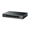 TP-LINK LS106LP, Green Tech, 6 Port, MegaBit, 4 Port PoE 41W, Metal Kasa, Yönetilemez, Masaüstü Switch