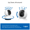 TP-LINK Tapo TC74 (C230), 3K, 5,0Mpix, İç Mekan, WiFi, 12Mt. Gece Görüşü, 360 Dönüş, İki Yönlü Ses Güvenlik Yapay Zeka Destekli Kamera