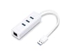 Tp-Link UE330 10-100-1000 Mbps 3.0 USB Ethernet Çevirici + 3 Port USB Çoğaltıcı