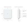 UBIQUITI UAP-U7-PRO-Outdoor, UniFi, Triple Band, 5765Mbps, Wifi6, Tavan Tipi, Access Point (Poe Adaptör Çıkmaz)