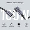 UNITEK 90D USB-C SARJ KABLOSU 1M 100W (C14123BK-1M)